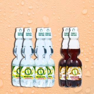 Shankar'a Goli Soda Assorted Pack of 6 (Lemon 4, Jeera Chatka 2)