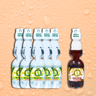 Shankar'a Goli Soda Assorted Pack of 6 (Lemon 5, Jeera Chatka 1)