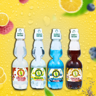 Shankar'a Goli Soda Assorted Pack of 24 (Lemon 6, Jeera 6, Lychee 6, Blueberry 6)