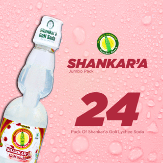 Shankar'a Goli Lychee Soda Pack of 24